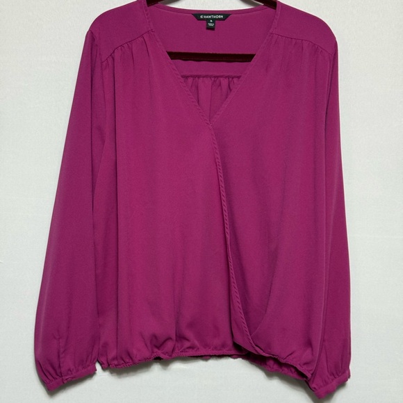 41 Hawthorn Tops - 41 Hawthorn Magenta Blouse